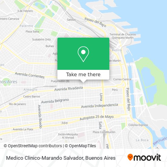 Mapa de Medico Clinico-Marando Salvador