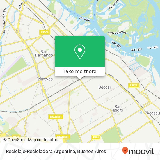 Reciclaje-Recicladora Argentina map