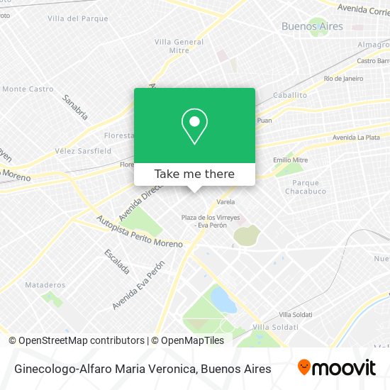 Mapa de Ginecologo-Alfaro Maria Veronica