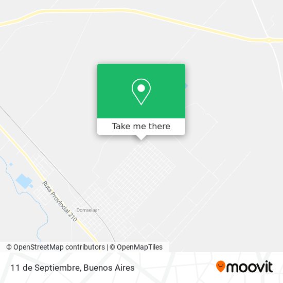Mapa de 11 de Septiembre