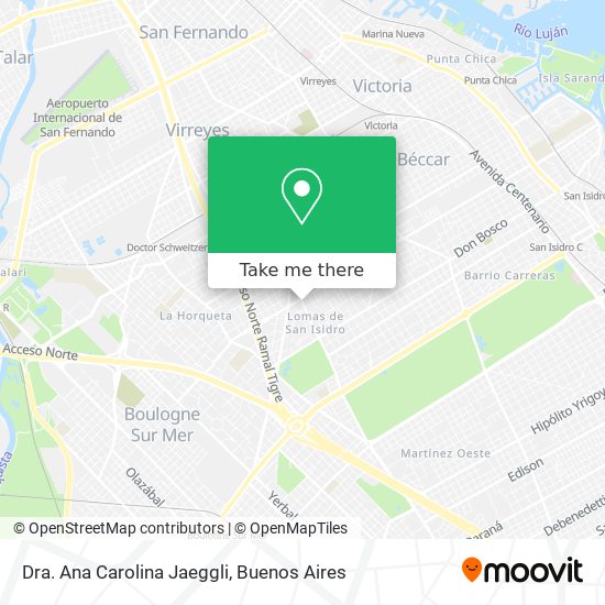 Dra. Ana Carolina Jaeggli map