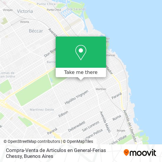 Compra-Venta de Articulos en General-Ferias Chessy map