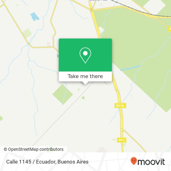 Mapa de Calle 1145 / Ecuador