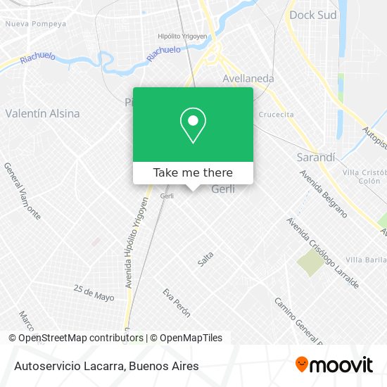 Autoservicio Lacarra map