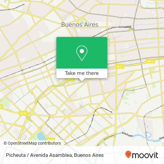 Picheuta / Avenida Asamblea map