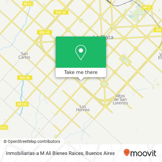 Inmobiliarias-a M Ali Bienes Raices map