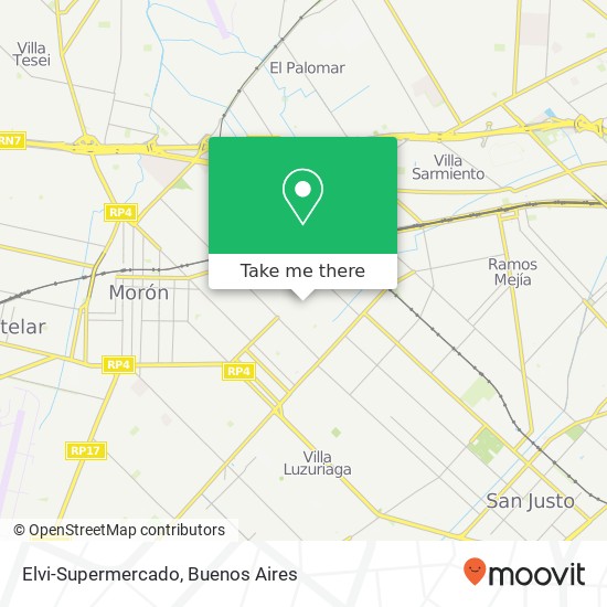 Elvi-Supermercado map