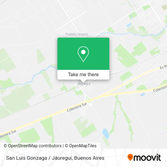 Mapa de San Luis Gonzaga / Jáuregui