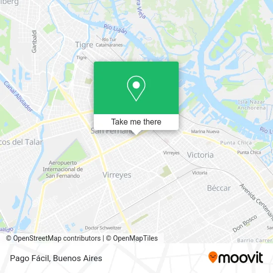 Mapa de Pago Fácil
