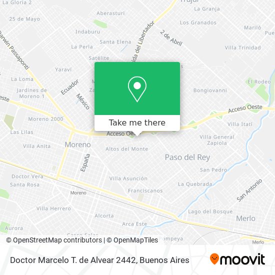 Doctor Marcelo T. de Alvear 2442 map