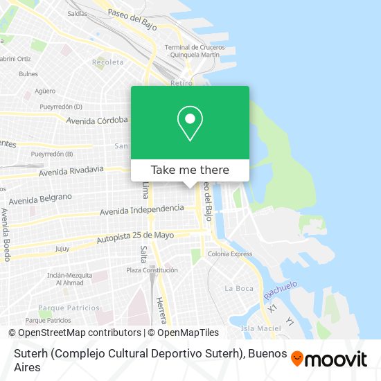 Mapa de Suterh (Complejo Cultural Deportivo Suterh)