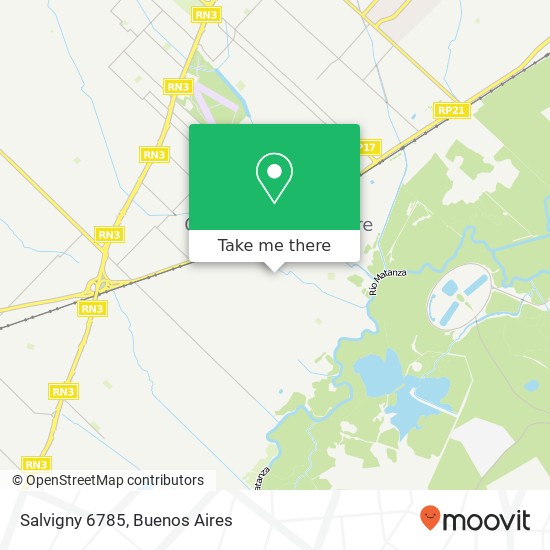 Salvigny 6785 map
