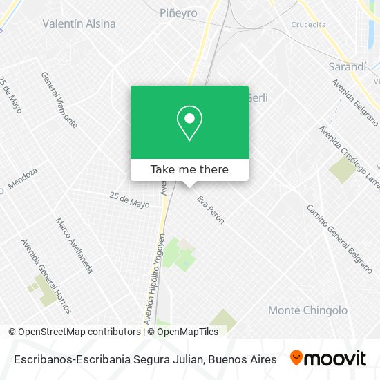 Escribanos-Escribania Segura Julian map