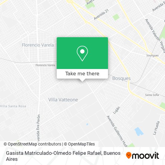 Gasista Matriculado-Olmedo Felipe Rafael map