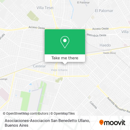 Mapa de Asociaciones-Asociacion San Benedetto Ullano