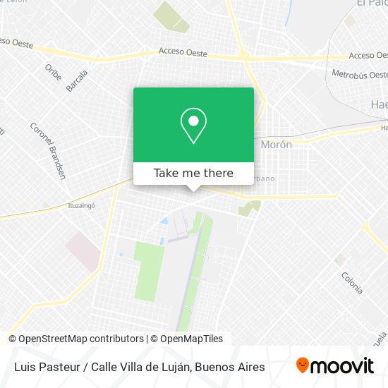 Luis Pasteur / Calle Villa de Luján map