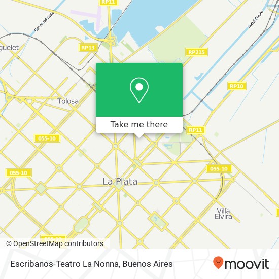 Escribanos-Teatro La Nonna map