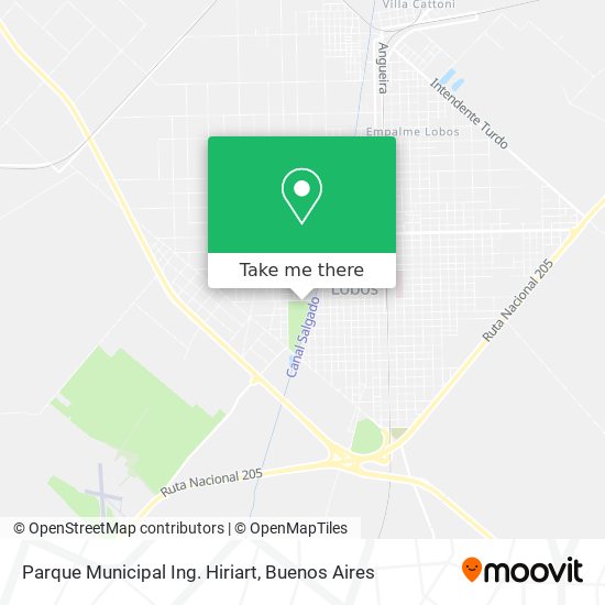 Mapa de Parque Municipal Ing. Hiriart