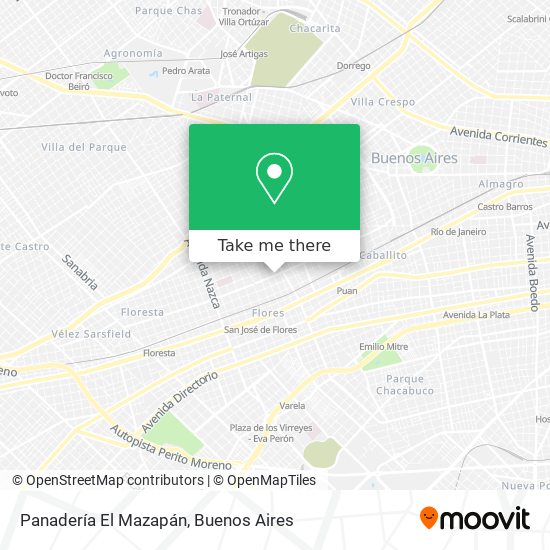Panadería El Mazapán map