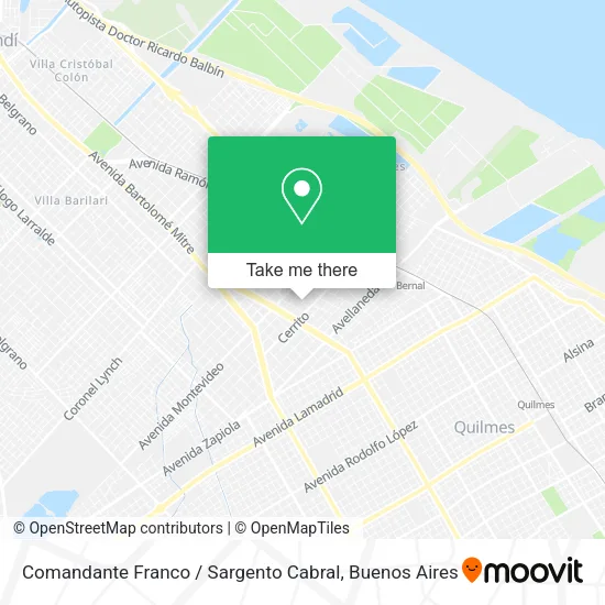 Mapa de Comandante Franco / Sargento Cabral