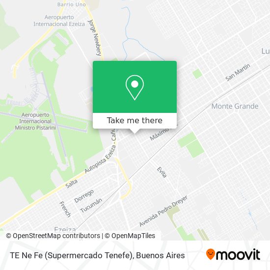 TE Ne Fe (Supermercado Tenefe) map