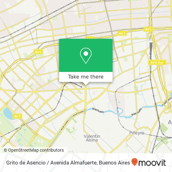 Grito de Asencio / Avenida Almafuerte map