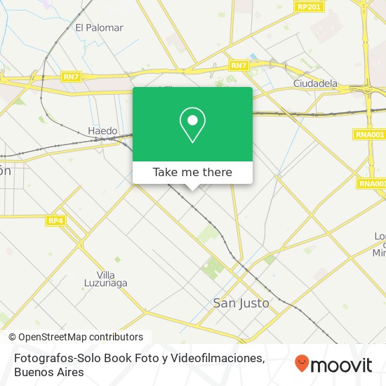 Mapa de Fotografos-Solo Book Foto y Videofilmaciones