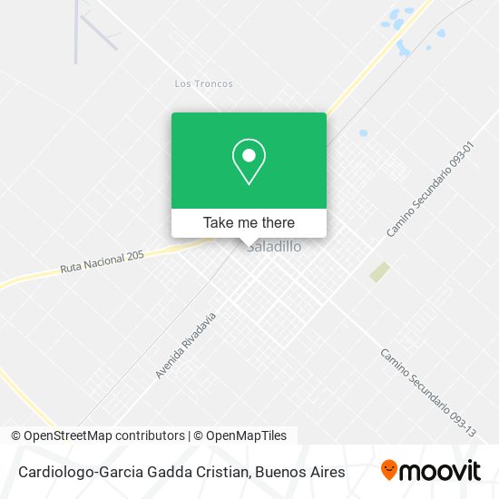 Cardiologo-Garcia Gadda Cristian map