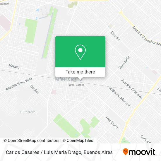 Mapa de Carlos Casares / Luis Maria Drago