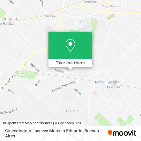 Ginecologo-Villanueva Marcelo Eduardo map