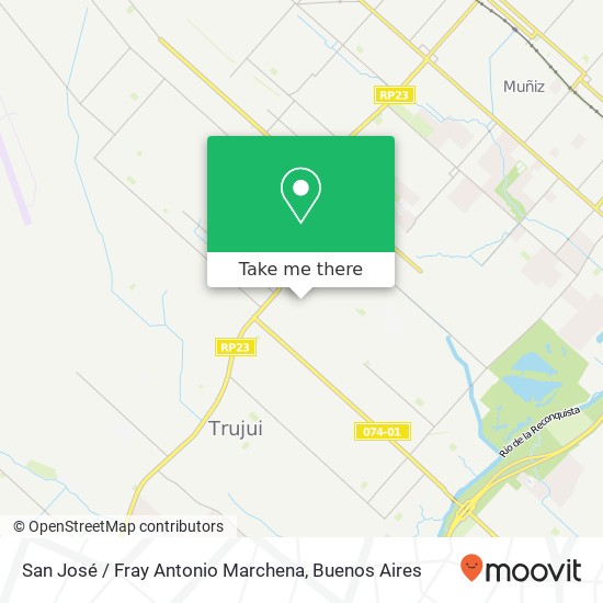 San José / Fray Antonio Marchena map