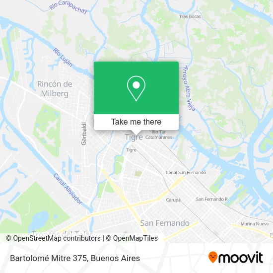 Bartolomé Mitre 375 map