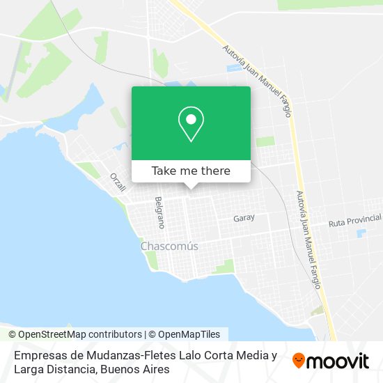 Empresas de Mudanzas-Fletes Lalo Corta Media y Larga Distancia map