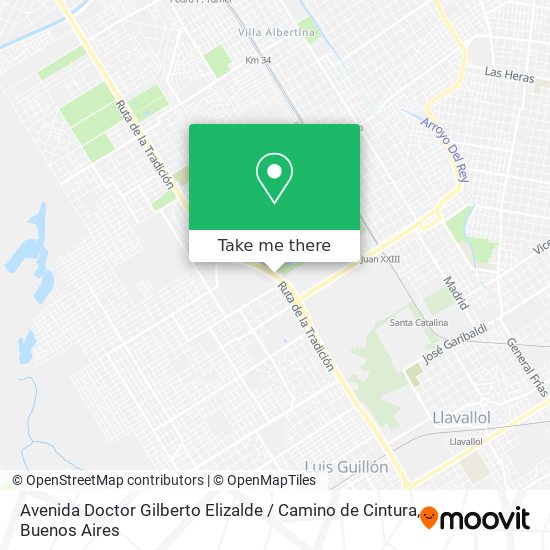 Avenida Doctor Gilberto Elizalde / Camino de Cintura map