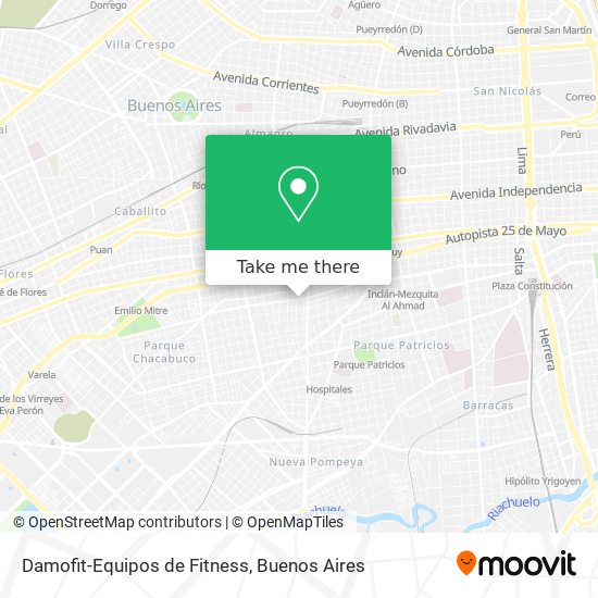Mapa de Damofit-Equipos de Fitness