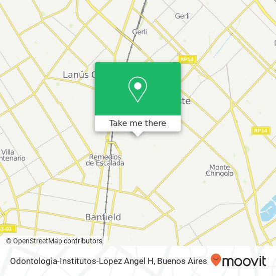 Odontologia-Institutos-Lopez Angel H map