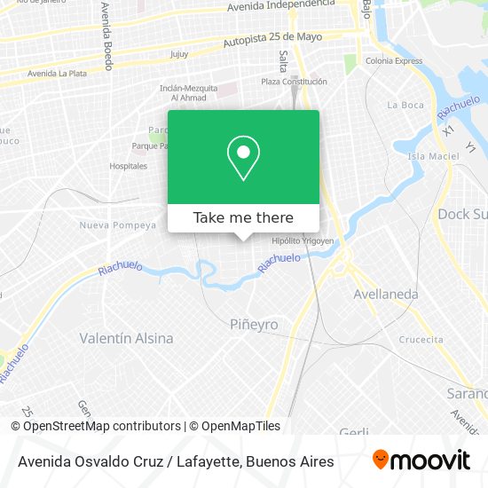 Mapa de Avenida Osvaldo Cruz / Lafayette