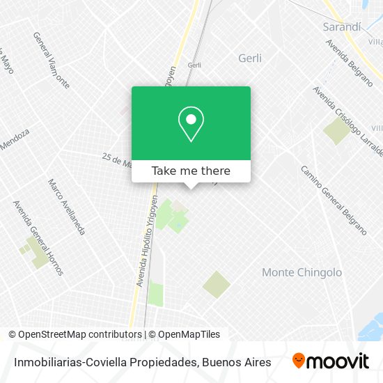 Mapa de Inmobiliarias-Coviella Propiedades