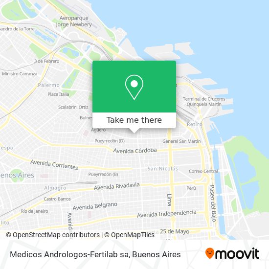Medicos Andrologos-Fertilab sa map