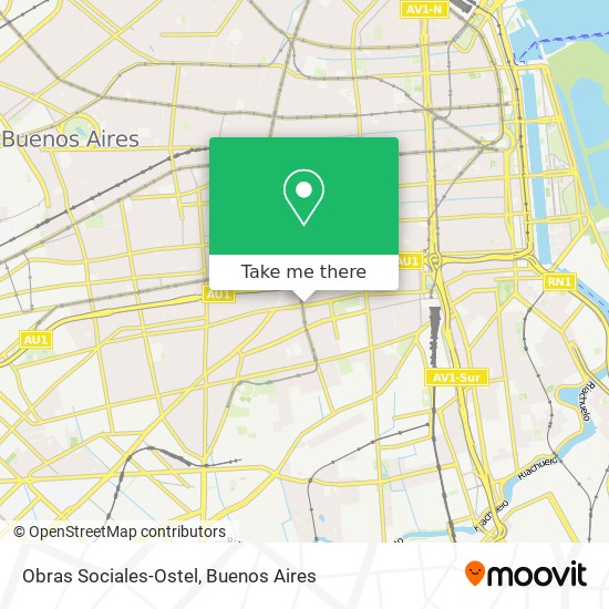 Obras Sociales-Ostel map