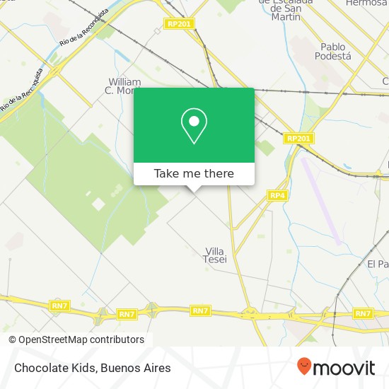 Chocolate Kids map