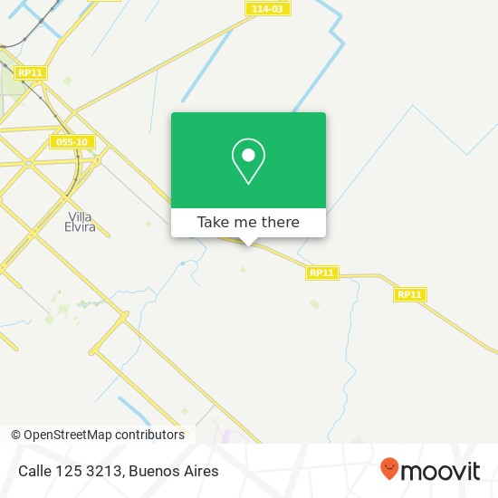 Calle 125 3213 map