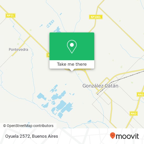 Oyuela 2572 map