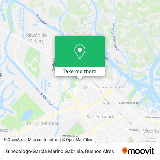 Ginecologo-Garcia Marino Gabriela map