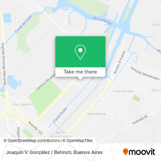 Joaquín V. González / Betinoti map