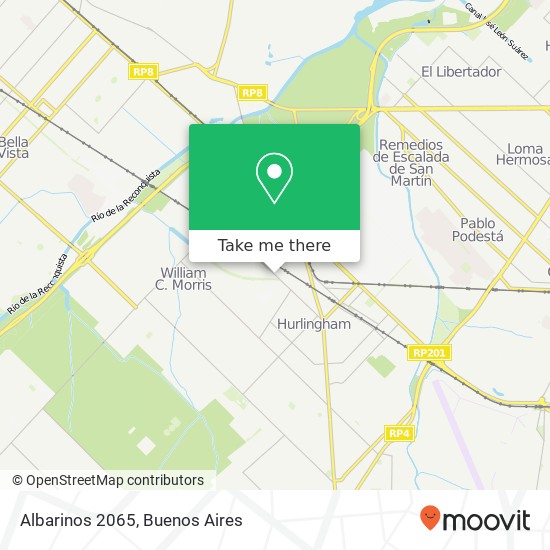 Albarinos 2065 map