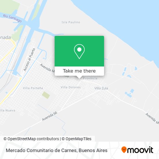 Mercado Comunitario de Carnes map