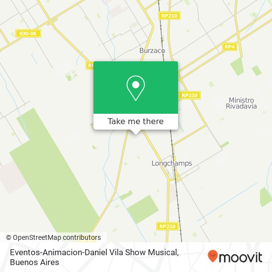 Eventos-Animacion-Daniel Vila Show Musical map