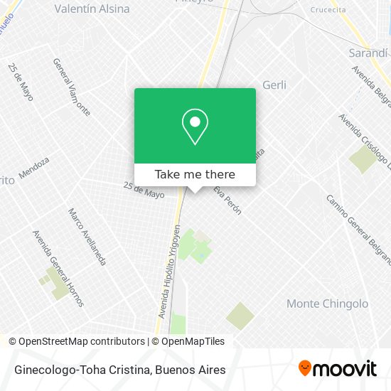 Mapa de Ginecologo-Toha Cristina