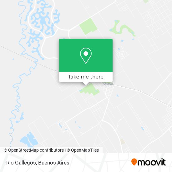 Mapa de Río Gallegos